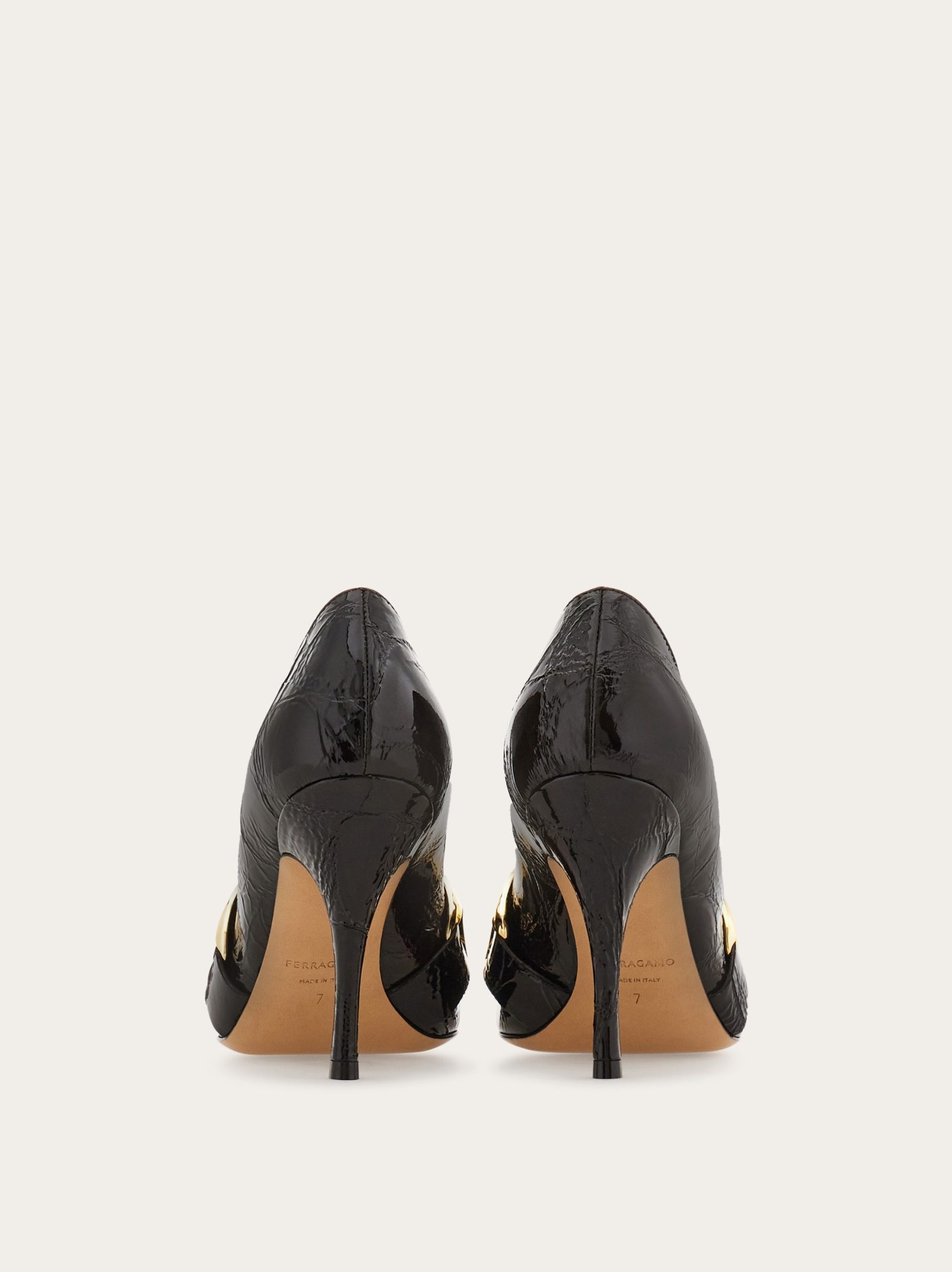 Ferragamo Maxi Vara plate pump - Image 4